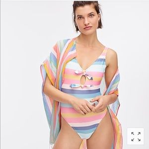 *NWT* JCrew Bow One Piece Swimsuit